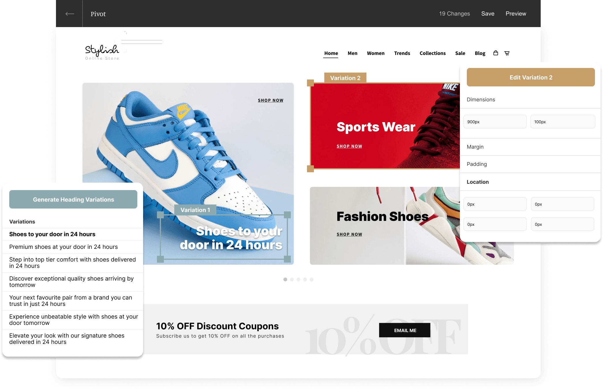Pivot AI Browser Interface